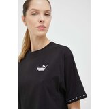 Puma Bombažna kratka majica črna barva | Shoptok.si