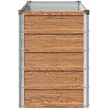  Povišeni vrtni krevet Drvena smeđa 100 x 40 x 55 cm - 100 x 40 x 55 cm Smeđa drvo Cijene