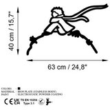 WALLXPERT Zidna dekoracija Mali princ 2, 63x40 cm, 1,5 mm, Crna | Eponuda.ba