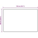 Traka za tepih MARSA Sivi 100 x 150 cm Poliester i PVC | shoptok.hr