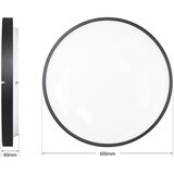  Brilagi - LED prigušiva svetiljka GLASS POOL DOUBLE LED/80W/230V 60 cm crna + daljinski upravljač | Eponuda.com