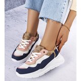 Gemre Navy sneakers with golden inserts Lebrun | shoptok.hr