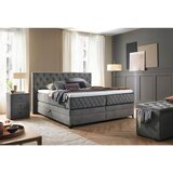 Modern Living Postelja Boxspring Carmen, Siva, 160x200 | Shoptok.si