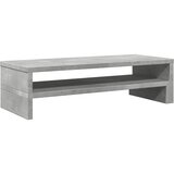  Stalak za monitor siva boja betona 54x22x15 cm drveni | shoptok.hr