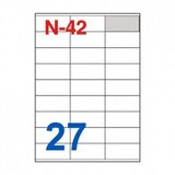 NANO Etikete za laserske i ink-jet pisače , N-42, 70x32 mm, 100/1 | shoptok.hr