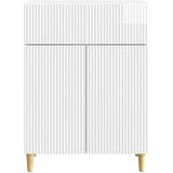  Kreveta s ladicama Bijela visokog sjaja 66 x 34,5 x 90 cm | shoptok.hr