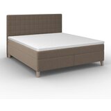 Bessagi Home Postelja Boxspring Olivia, Rjava, 180x200 | Shoptok.si