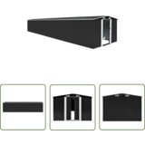  The Living Store Vrtna lopa antracitna 257x779x181 cm pocinkano jeklo - Vrtna Lopa, (21745212) Cene