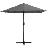  Vrtni suncobran s aluminijskom šipkom 460 x 270 cm antracit | shoptok.hr