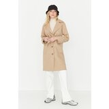 Trendyol Beige Belted Button Closure Trench Coat | shoptok.hr
