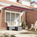  Povlačivi tende Tamno crvena 250 x 200 cm tkanina | shoptok.hr
