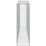  Lučne gabionske košare 9 kom 400x50x160/180cm pocinčano željezo | shoptok.hr