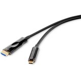 Renkforce priključni kabel 10.00 m RF-4532668 crna [1x USB 3.2 gen. 1 utikač C (USB 3.0) - 1x muški konektor HDMI] | Eponuda.ba