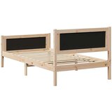  Okvir za krevet Sivo-smeđa 100 x 200 cm tkanina | shoptok.hr