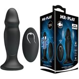MR PLAY MR. PLAY - radijsko vodeni analni vibrator z možnostjo polnjenja (črn) Cene