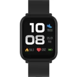 Canyon Easy SW-54, Smartwatch,1.7" IPS Full Touch 240X280,IP68 waterproof, PIXART PAR2860QN, 32K /512K/64M,Multisport mode,heart rate,200mAh battery, Bluetooth BT5.3, compatibility with iOS and android, Black, host: 43.4 *35.8 * 9.8mm strap:248*20mm,35g -