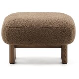 Kave Home Smeđi tabure od bouclé tkanine Nema – | shoptok.hr