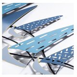 WALLXPERT dekorativni metalni zidni pribor uskuna 3 brodići multicolor | ePonuda.com