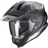 Scorpion kaciga Adf-9000 air desert matt black silver Cene