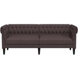  Trosjed Chesterfield tamnosmeđi od tkanine | Eponuda.com