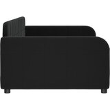  Dnevni krevet crni 100 x 200 cm baršunasti | shoptok.hr