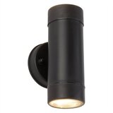 Searchlight Outdoor Zunanja stenska svetilka z 2 lučema, črna, IP44, GU10, (22100705) | Shoptok.si