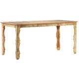 vidaXL Jedilna miza 160x80x76 cm trden predelan les Cene