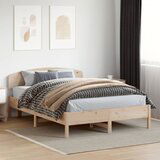 Maison Chic Posteljni okvir - Dvoposteljna postelja - Zakonska postelja brez vzmetnice 120x200 cm trdna borovina-J10518, (21760875) | Shoptok.si