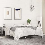  Okvir za krevet crni 160x200 cm konstruirano drvo i metal | shoptok.hr