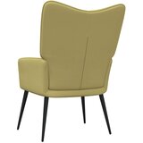  Stolica za opuštanje zelena od tkanine - Zelena 1 Bez naslona za noge | shoptok.hr