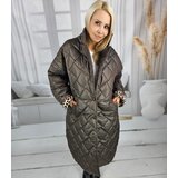 Pri Women's long transitional quilted warm camouflage coat BIANCA | Shoptok.si