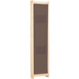 vidaXL Sobna pregrada s 3 panela od tkanine 120 x 170 x 4 cm smeđa | shoptok.hr