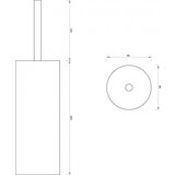 Copen Wc četka CONCEPT bela (C-07-100-W) | ePonuda.com