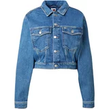 Tommy Jeans Prehodna jakna 'CLAIRE' modra / marine / ognjeno rdeča / bela