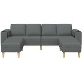  Kauč za dnevni boravak 3 pcs Tamno siva Poliester | Eponuda.ba