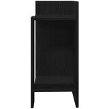 vidaXL Stranske mize s polico 2 kosa črna 25,5x27x60 cm | Shoptok.si