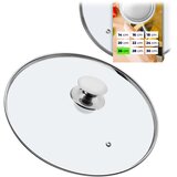 KADAX stekleni pokrov 26 cm univerzalni toplotno odporen pokrov za lonce in ponev, (5000355984) | Shoptok.si