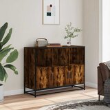  Komoda dimljeni hrast 100x35x76 cm konstruirano drvo | shoptok.hr
