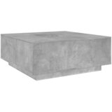 Maison Chic Klubska mizica - kavna mizica - Nizka mizica betonsko siva 100x100x40 cm inženirski les, (21753718) Cene