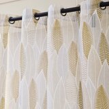 Douceur d intérieur Bež prosojna zavesa iz tančice 140x280 cm Kim – | Shoptok.si