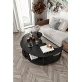 Hanah home okrugli set stolova za kafu yang 4L 70 black | ePonuda.com