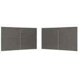  Stranska stena zabavnega šotora 2 pcs Antracit 400 x 195 cm, (5000218847) | Shoptok.si