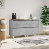 vidaXL Komode 2 kom siva boja betona 60x35x70 cm od konstruiranog drva | shoptok.hr