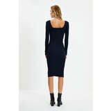 Trendyol Navy Square Collar Camisole Knitted Dress | shoptok.hr
