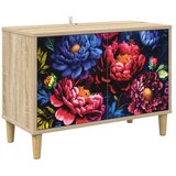 vidaXL TV ormar KIEL 69 x 33 x 50 cm Sonoma Konstruirano drvo - Tamni cvjetni uzorak | shoptok.hr