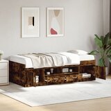  Dnevni krevet s ladicama bez madraca boja hrasta 100x200 cm | Eponuda.com