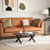  Noge za klub stolić u obliku slova X, 2 kom, crne, 60 x (30-31) cm, čelik | shoptok.hr