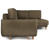 Bonami Selection Zelena sklopiva kutna garnitura od samta (s desnim kutom) Tori – | shoptok.hr