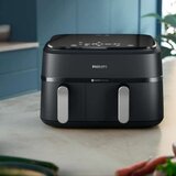  3000 serija NA351/00 friteza Dvostruko 9 L Samostoječi 2750 W Friteza na vroč zrak Črna, Srebro | Shoptok.si