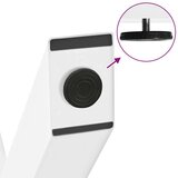  Noge za blagovaonski stol u obliku slova X 2 kom bijele | shoptok.hr